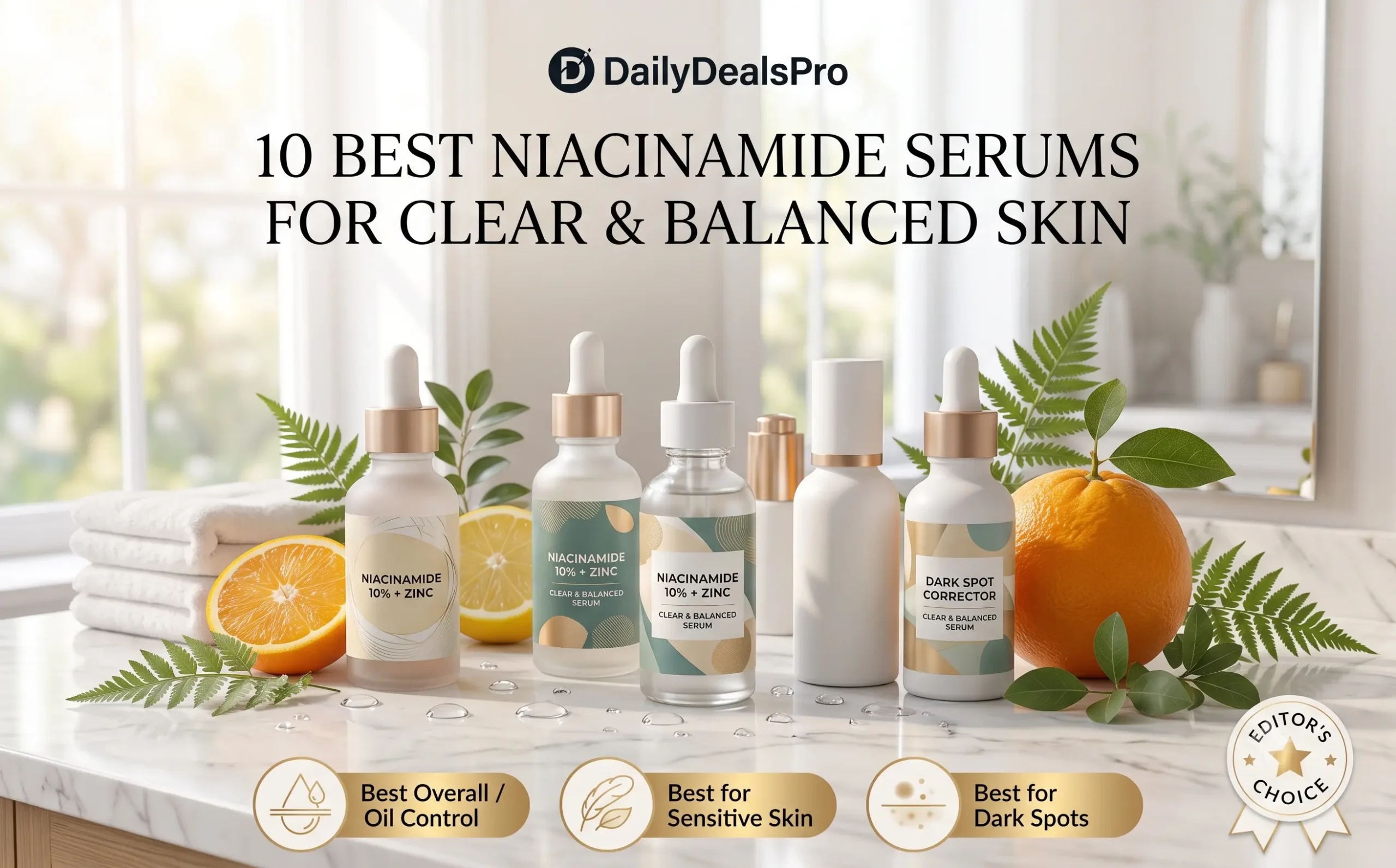 Read more about the article 10 Best Niacinamide Serums for Clear & Balanced Skin
