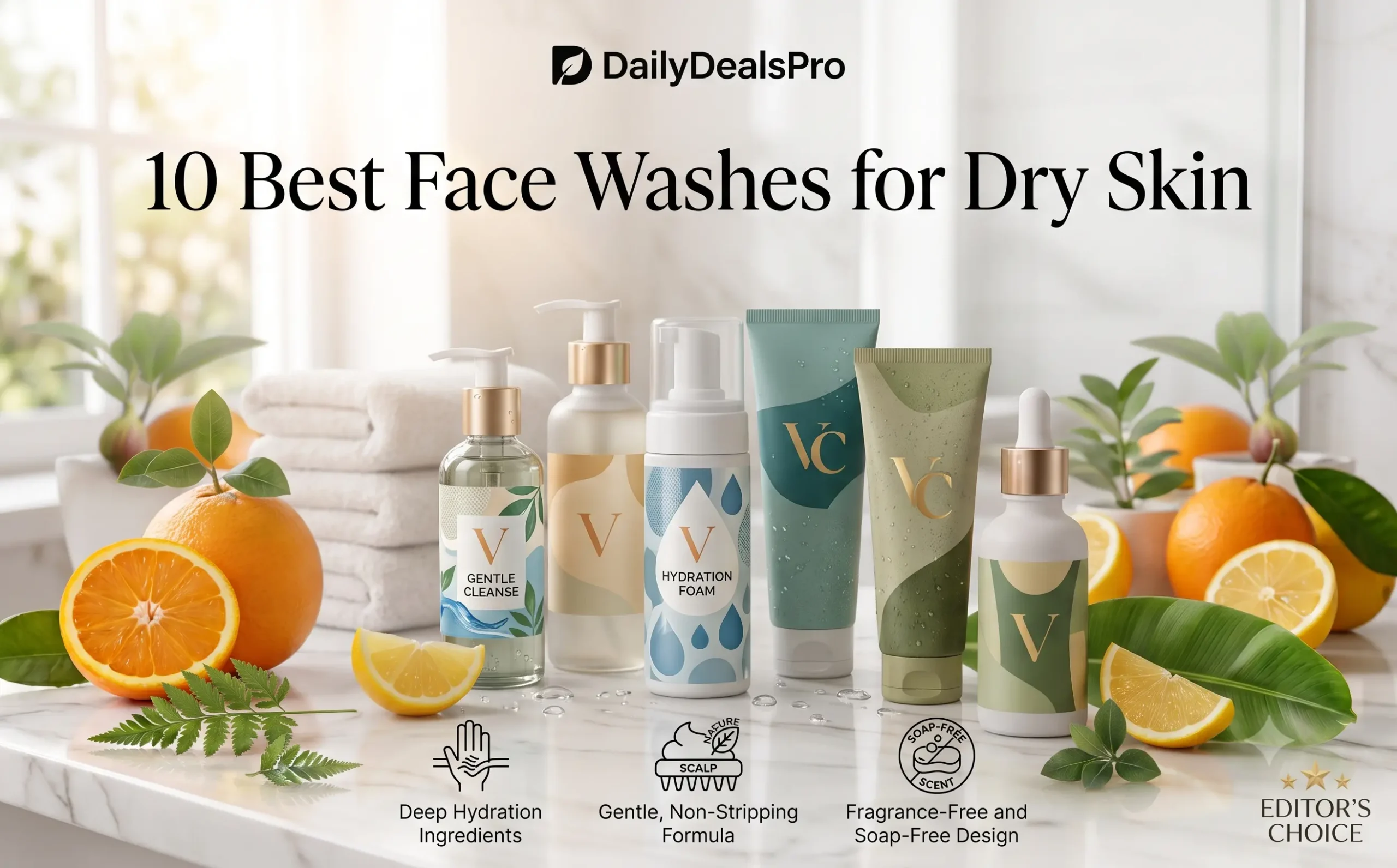 Read more about the article 10 Best Face Washes for Dry Skin