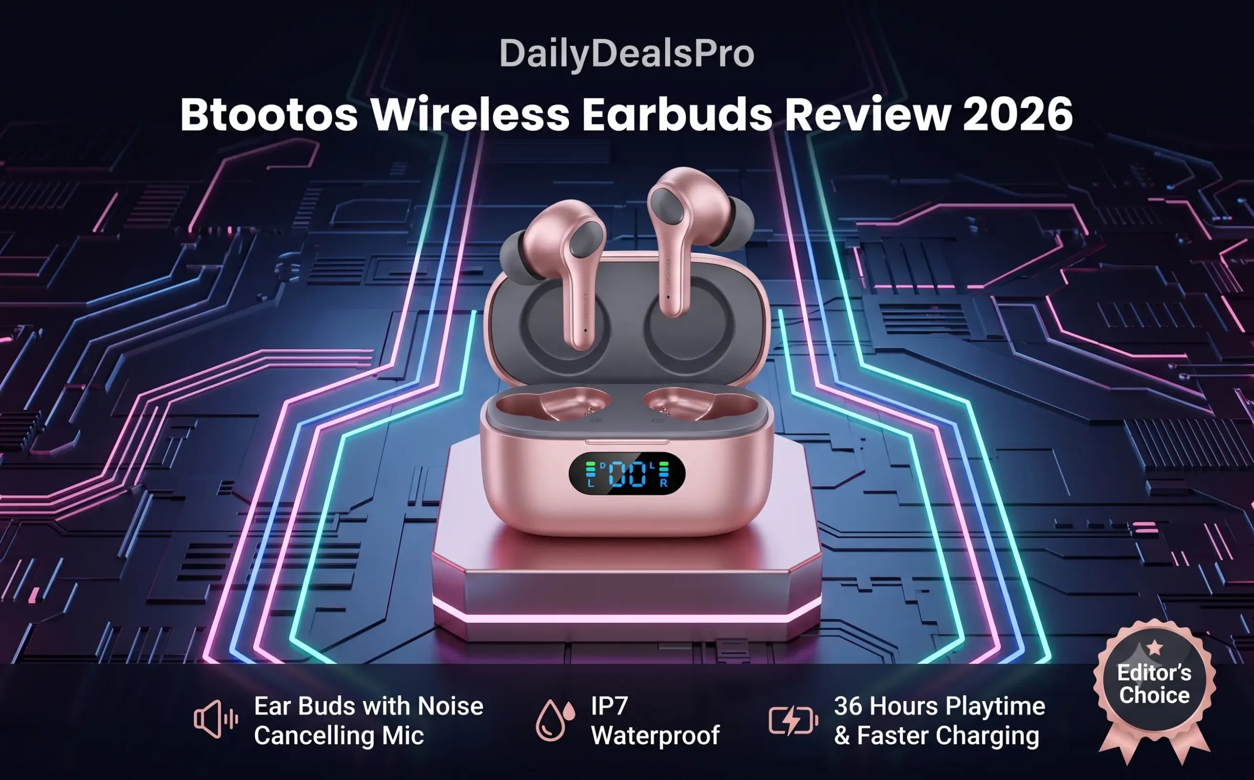 Read more about the article Btootos Wireless Earbuds Review (2026): Amazing Bluetooth 5.4 EarBuds worth buying