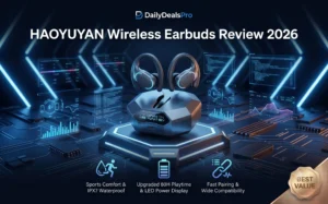 Read more about the article Best HAOYUYAN Wireless Earbuds Review (2026): Amazing 80H Sports Earbuds Tested