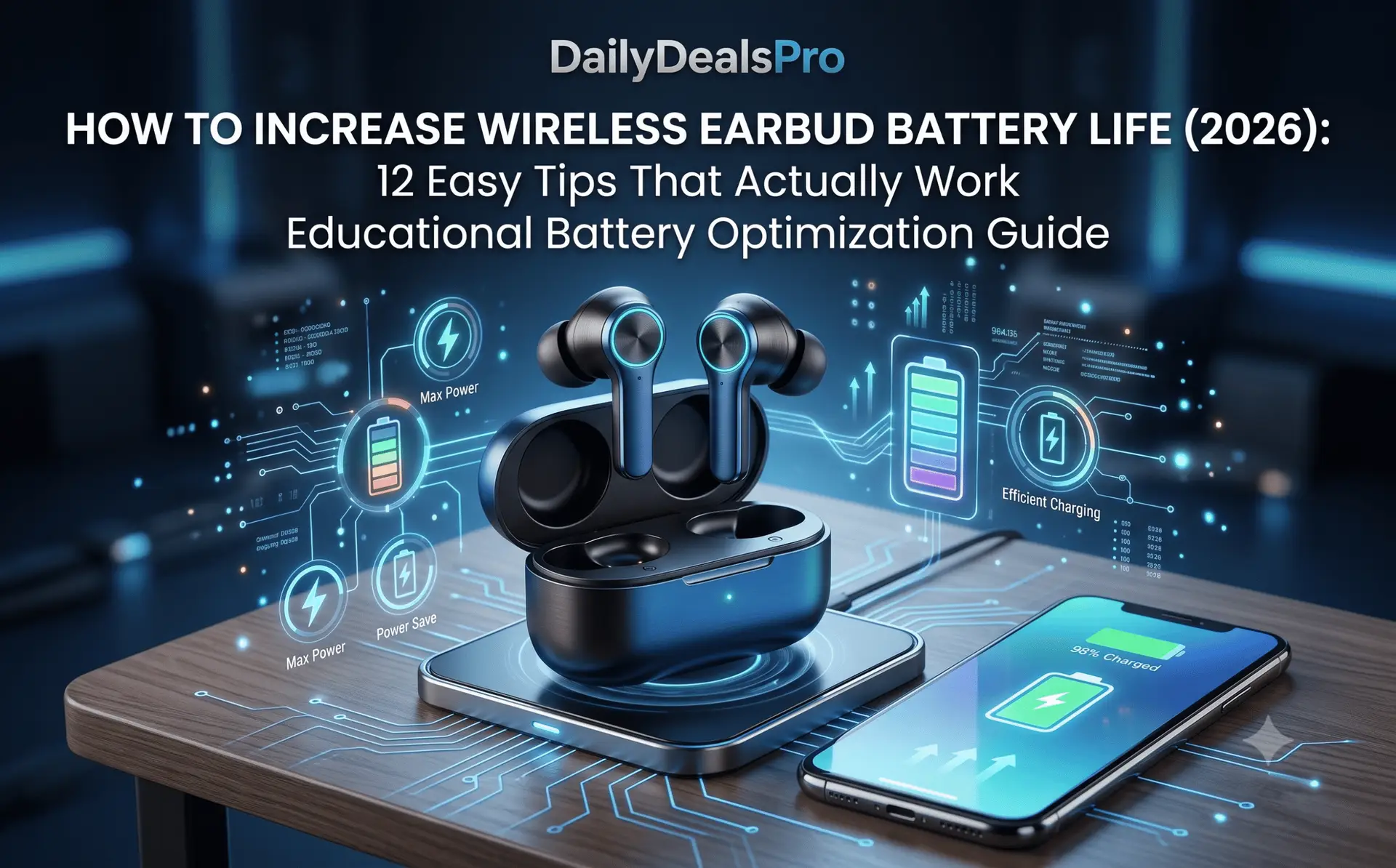 Read more about the article How to Increase Wireless Earbud Battery Life (2026): 12 Easy Tips That Actually Work