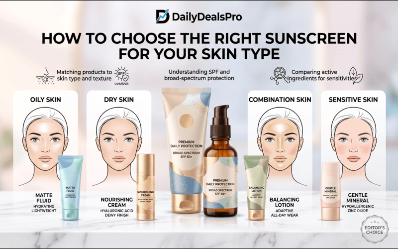 Read more about the article Best Sunscreen for Your Skin Type: A Complete 2026 Guide