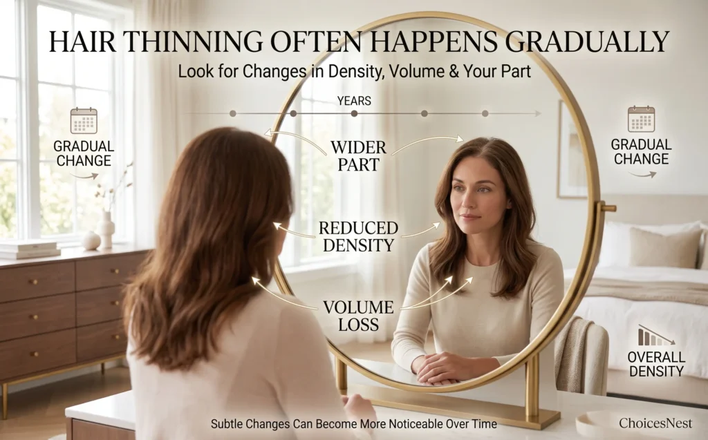 Hair Thinning vs. Hair Loss