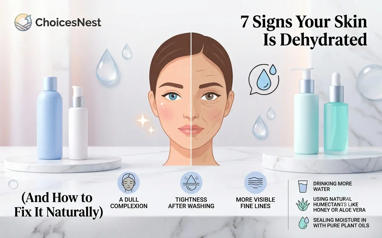 Read more about the article 7 Signs Your Skin Is Dehydrated: Learn How to Fix It Naturally