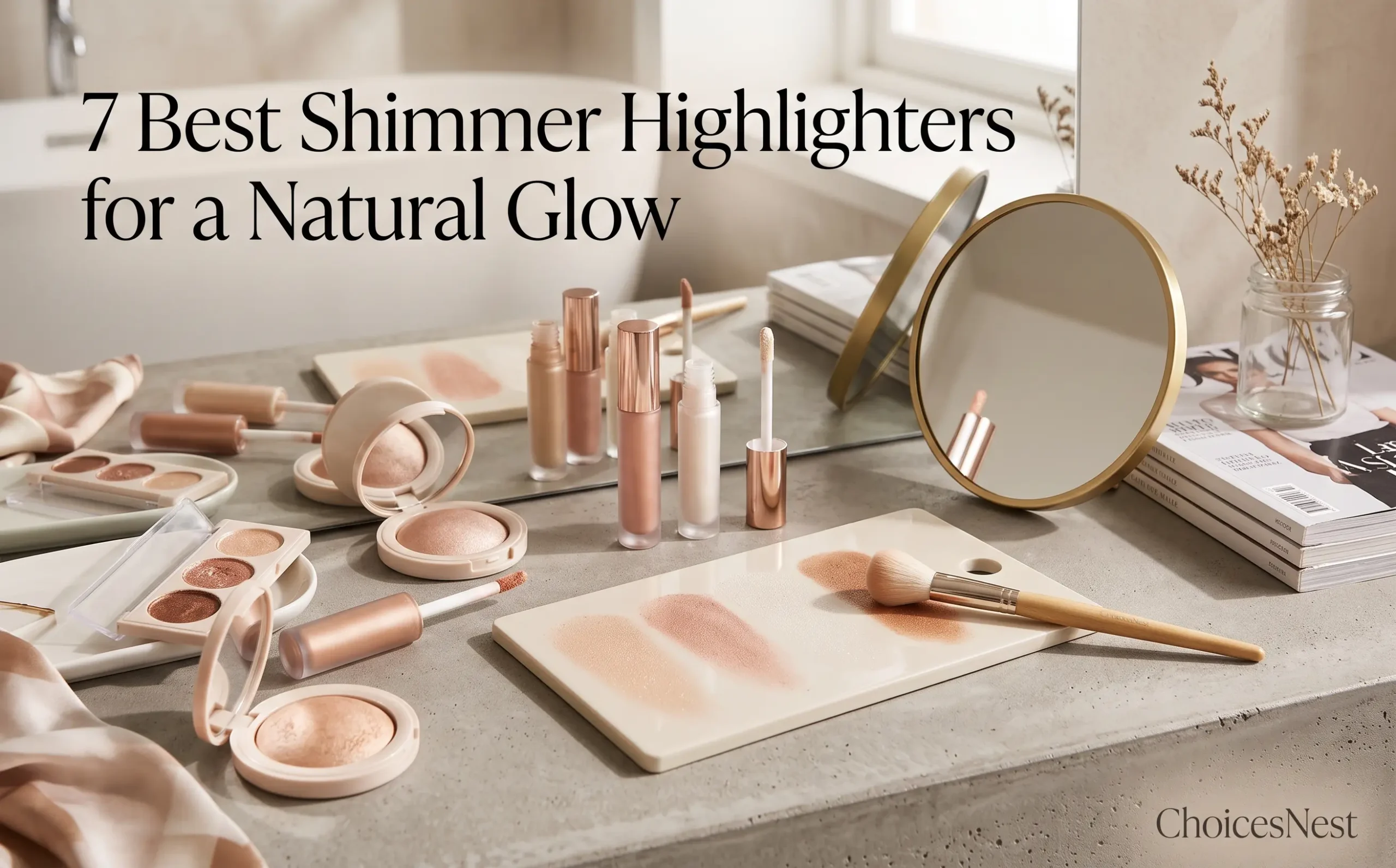 You are currently viewing 7 Best Shimmer Highlighters for a Natural Glow (2026): Affordable Picks for Radiant Skin