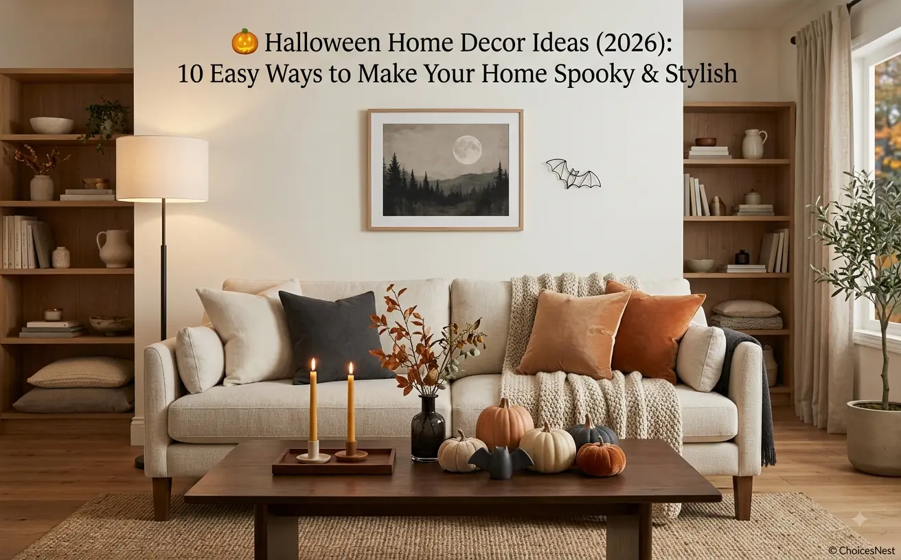 Read more about the article 🎃 Halloween Home Decor Ideas (2026): 10 Easy Ways to Make Your Home Spooky & Stylish