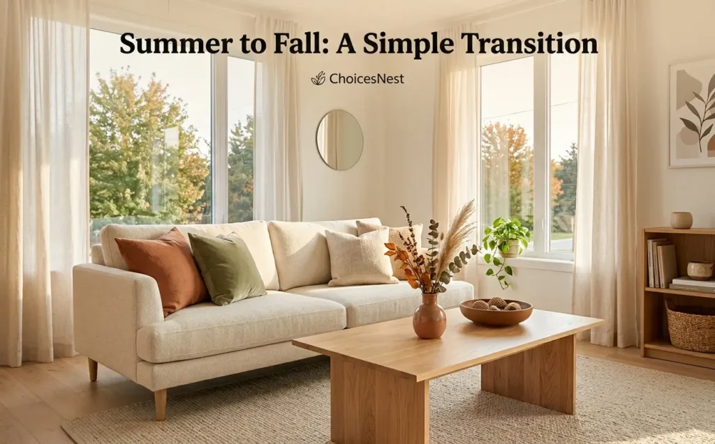 Summer to Fall Home Decor
