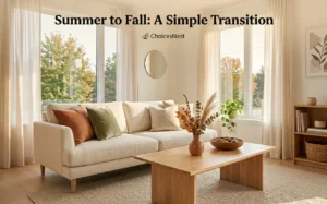Read more about the article 🍂 How to Transition Your Home Decor from Summer to Fall (2026): 10 Easy Ideas for a Cozy Seasonal Refresh