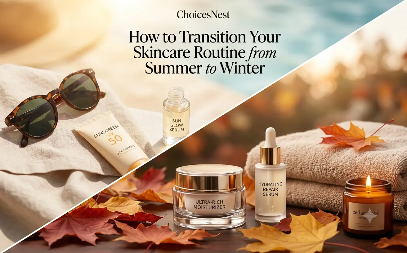 Read more about the article How to Transition Your Skincare Routine from Summer to Winter (2026): 10 Expert Tips for Healthy Skin