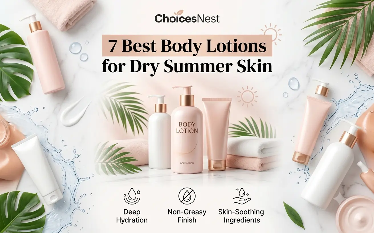 Read more about the article 🥇 7 Best Body Lotions for Dry Summer Skin (2026): Stay Soft & Hydrated