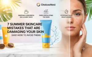 Read more about the article 7 Summer Skincare Mistakes That Are Damaging Your Skin (And How to Avoid Them)