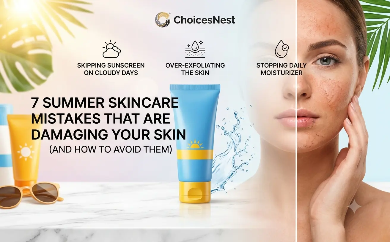 You are currently viewing 7 Summer Skincare Mistakes That Are Damaging Your Skin (And How to Avoid Them)