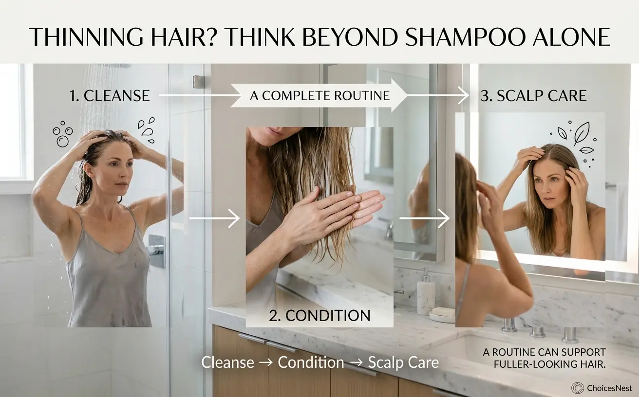 Read more about the article 7 Best Shampoos for Thinning Hair (2026): Affordable Picks for Fuller-Looking Hair