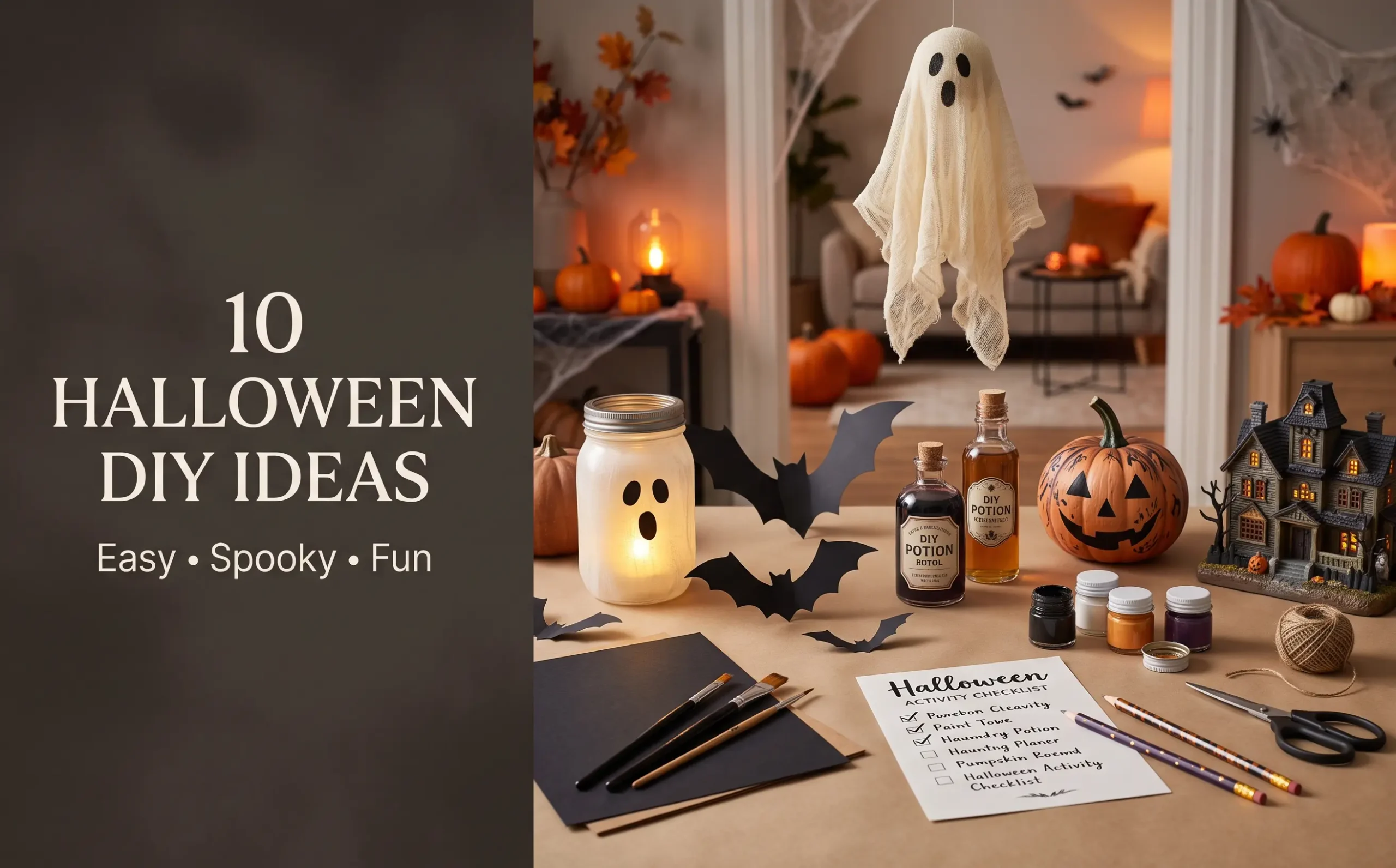 You are currently viewing 10 Best Halloween DIY Decorations & Activities for 2026: Easy, Spooky & Fun Ideas