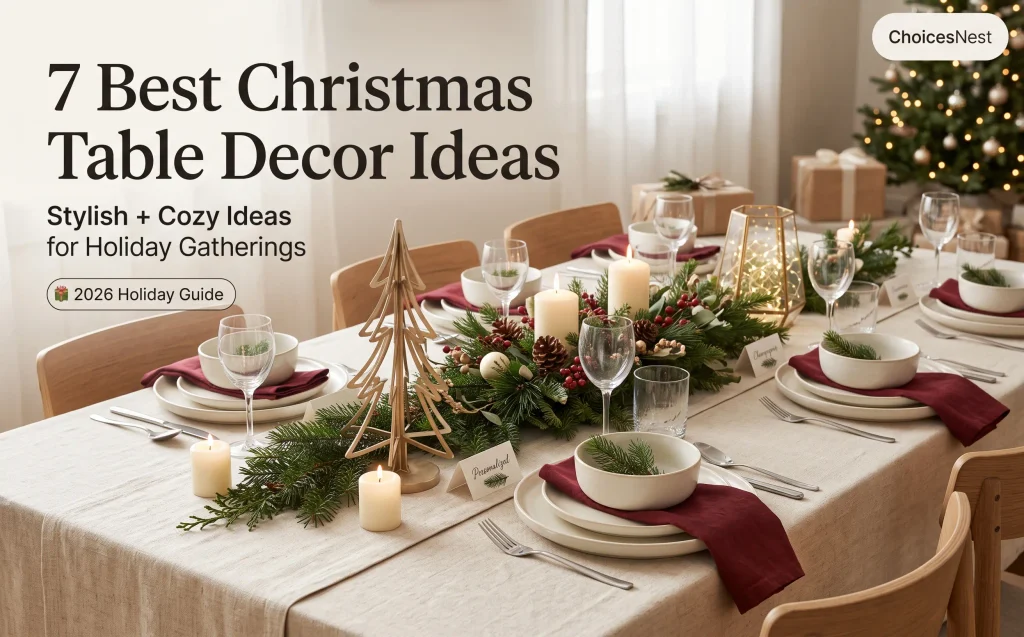 Christmas Table Decor Ideas